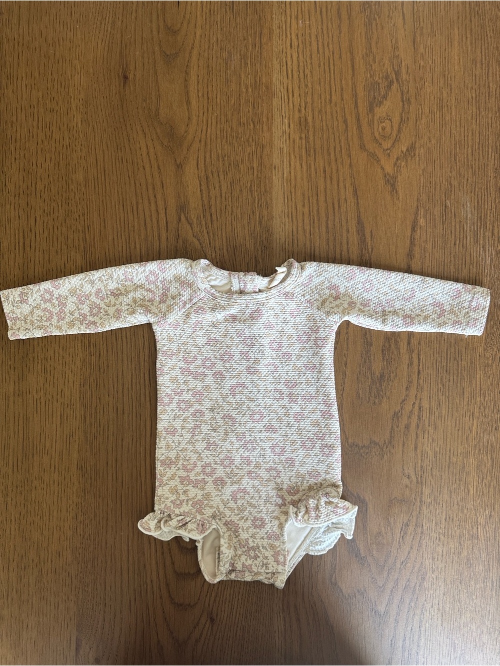Quincy Mae Olivia Floral Long-Sleeve One-Piece Swimsuit
